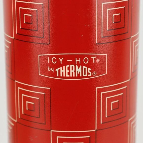 Thermos Vintage Red Plaid Icy-Hot Beverage Container Picnic 3 Piece Set - Picture 6 of 12